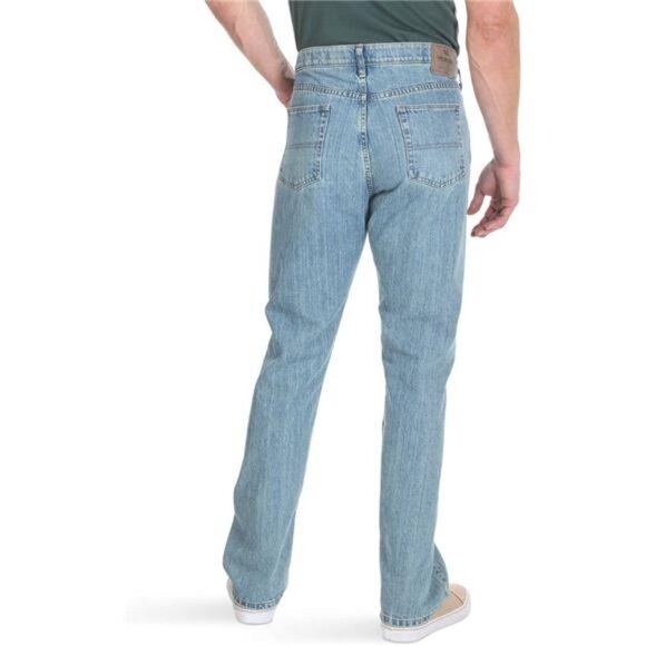 New Wrangler Authentic Men's Regular Fit Comfort Flex Waist Jean - Picture 3 of 7